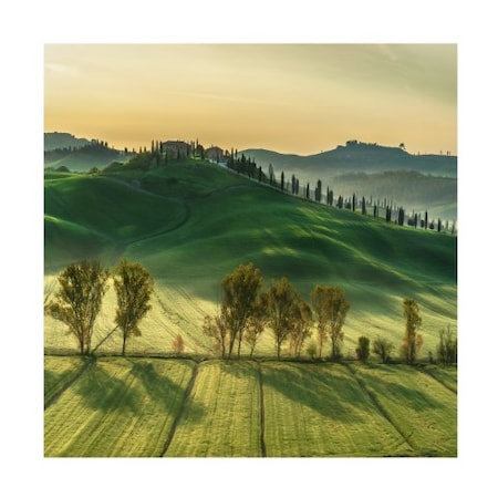 Jarek Pawlak 'Sunny Tuscany' Canvas Art,35x35